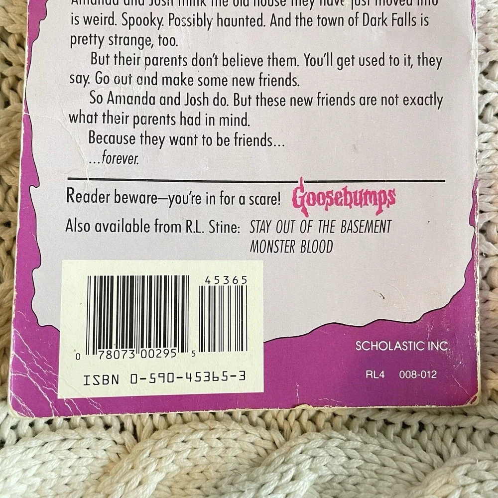 R. L. Stine Goosebumps #1 Unnumbered 1st Edition/7th Print Welcome To Dead House